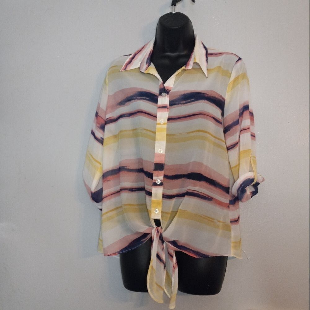 A. Byer sheer blouse Size large